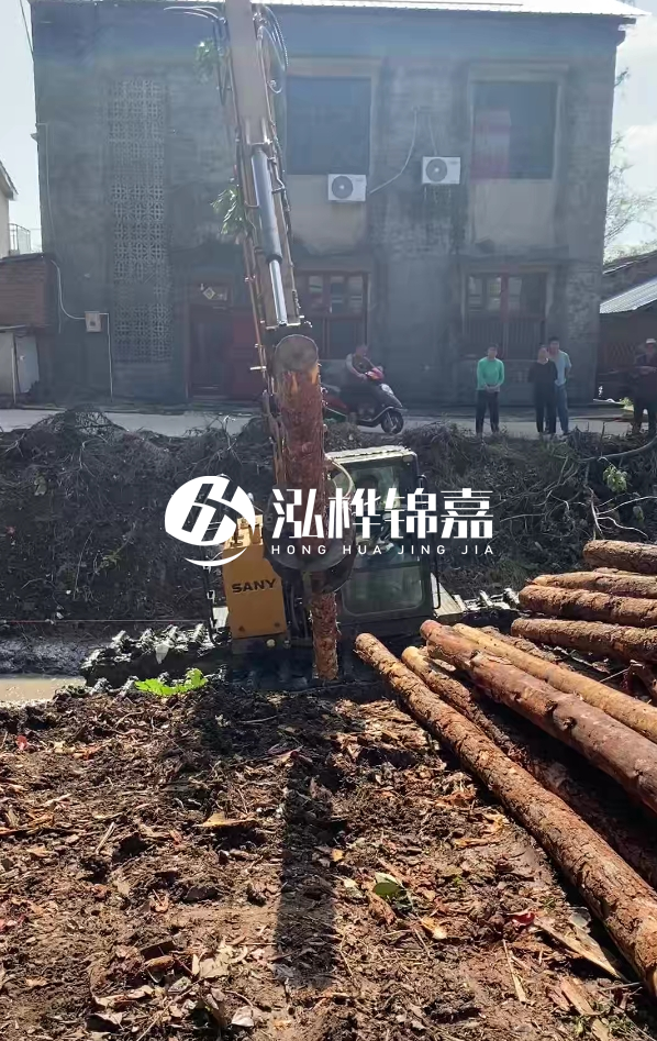 宜春挖機打木樁專業(yè)施工-打地基松木樁和水泥樁哪個更好？